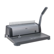 Deli E3872 425 Sheets 21-HOLE Steel Spiral Binding Machine